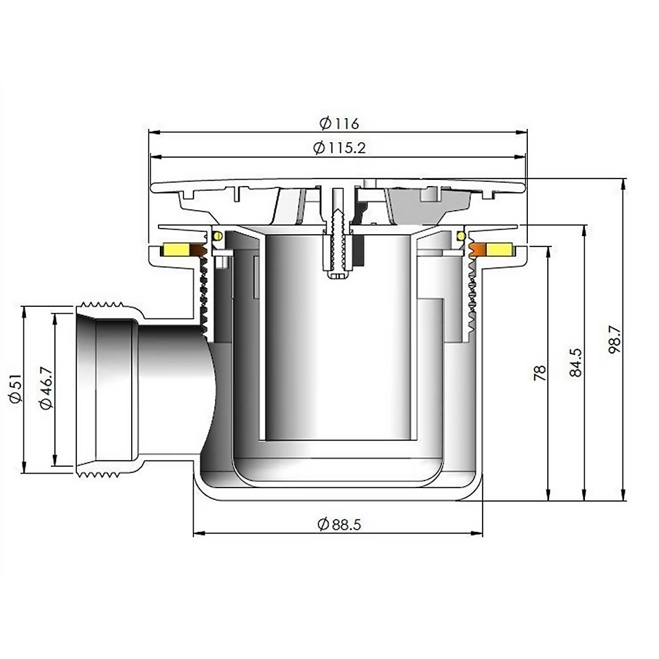 Balterley Pivot Shower Enclosure Package - 900mm