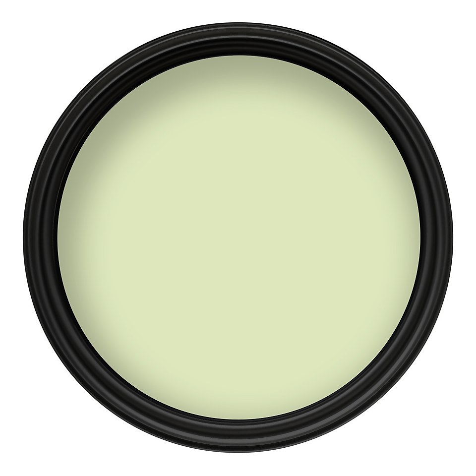 Crown Easyclean Washable & Wipeable Multi Surface Matt Paint Soft Lime - 2.5L