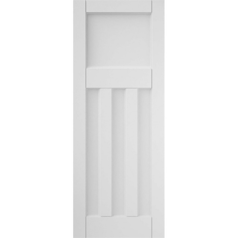 Deco 4 Panel White Primed Interior Door 1981 x 686mm