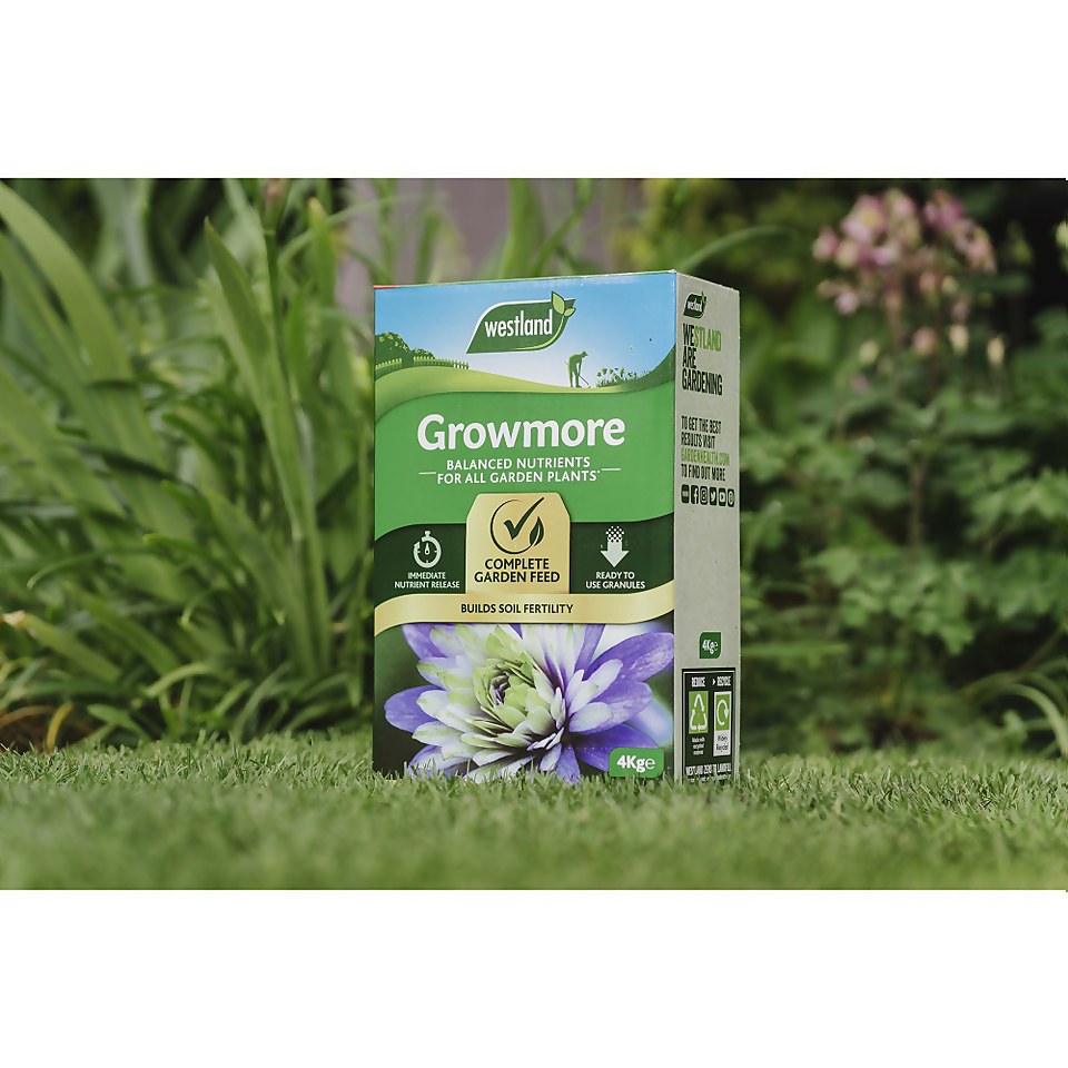 Westland Growmore Balanced Garden Fertiliser for All Plants - 4kg