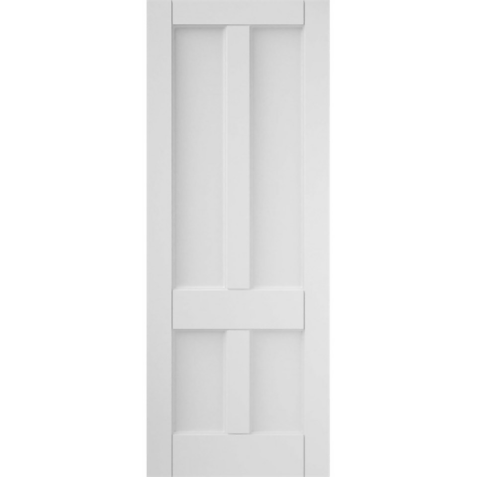 Deco 4 Panel White Primed Interior Door 1981 x 762mm