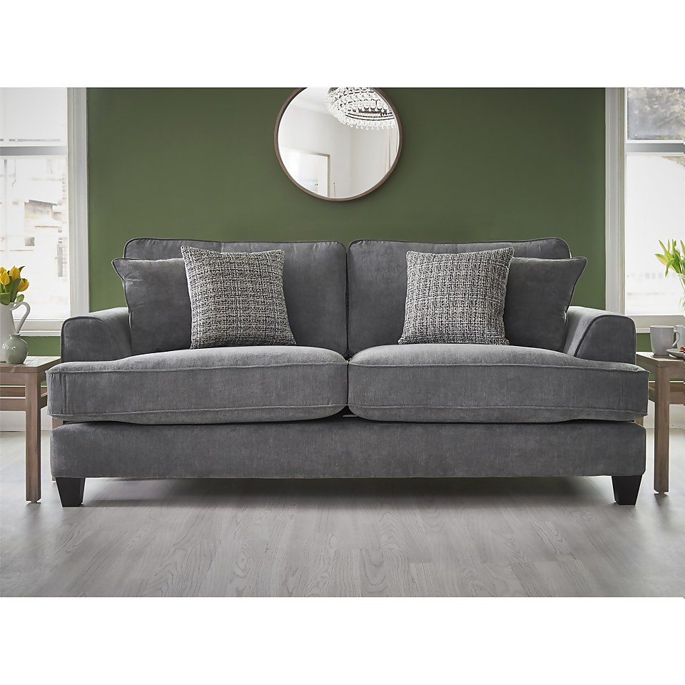 Greenwich 3 Seater Sofa - Granite