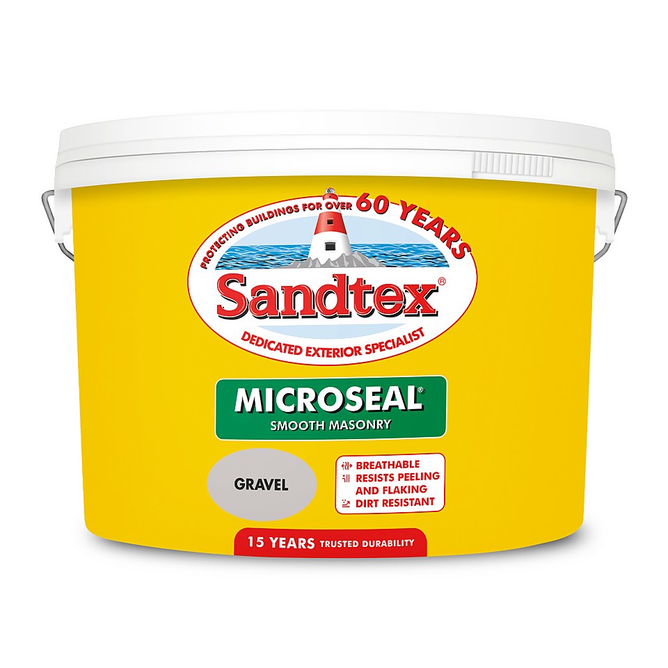 Sandtex Ultra Smooth Masonry Paint Gravel - 10L