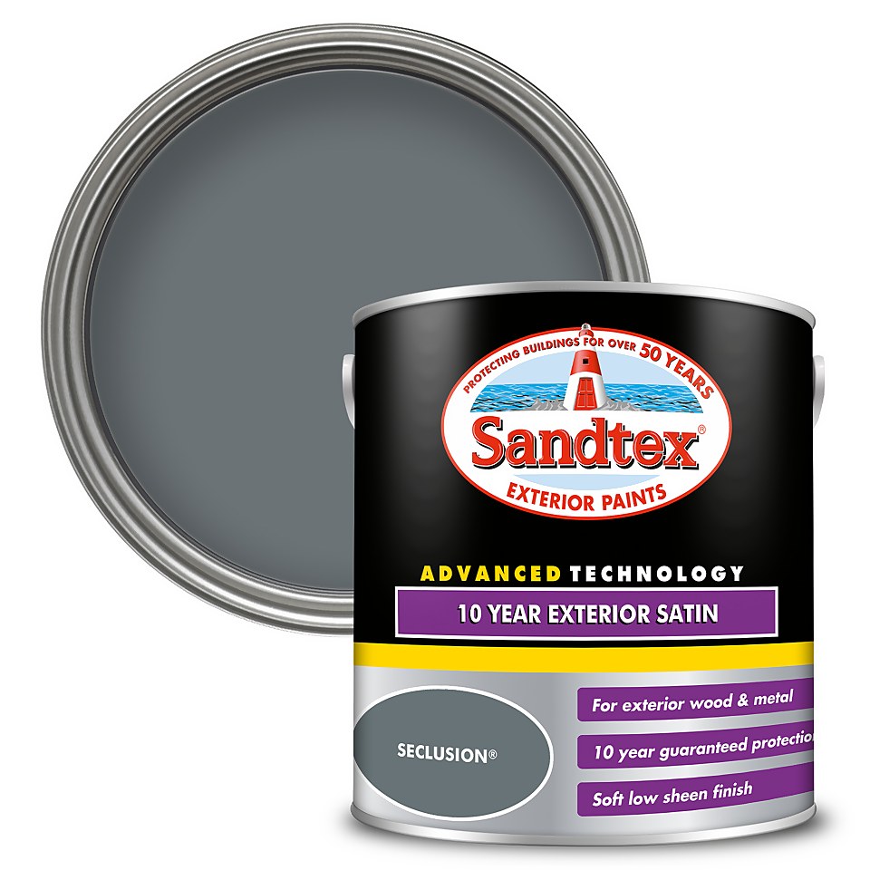 Sandtex 10 Year Satin Paint Seclusion - 2.5L