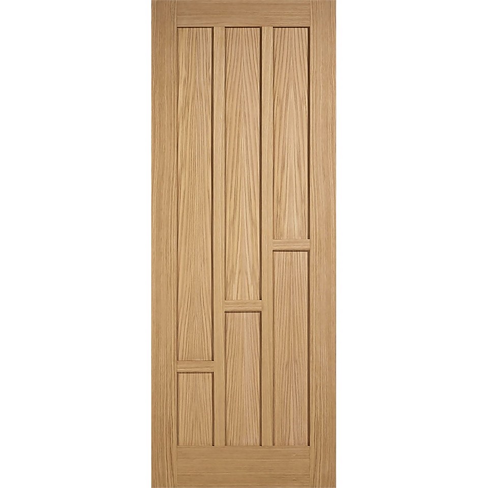 Coventry Internal Prefinished Oak 6 Panel Door - 762 x 1981mm