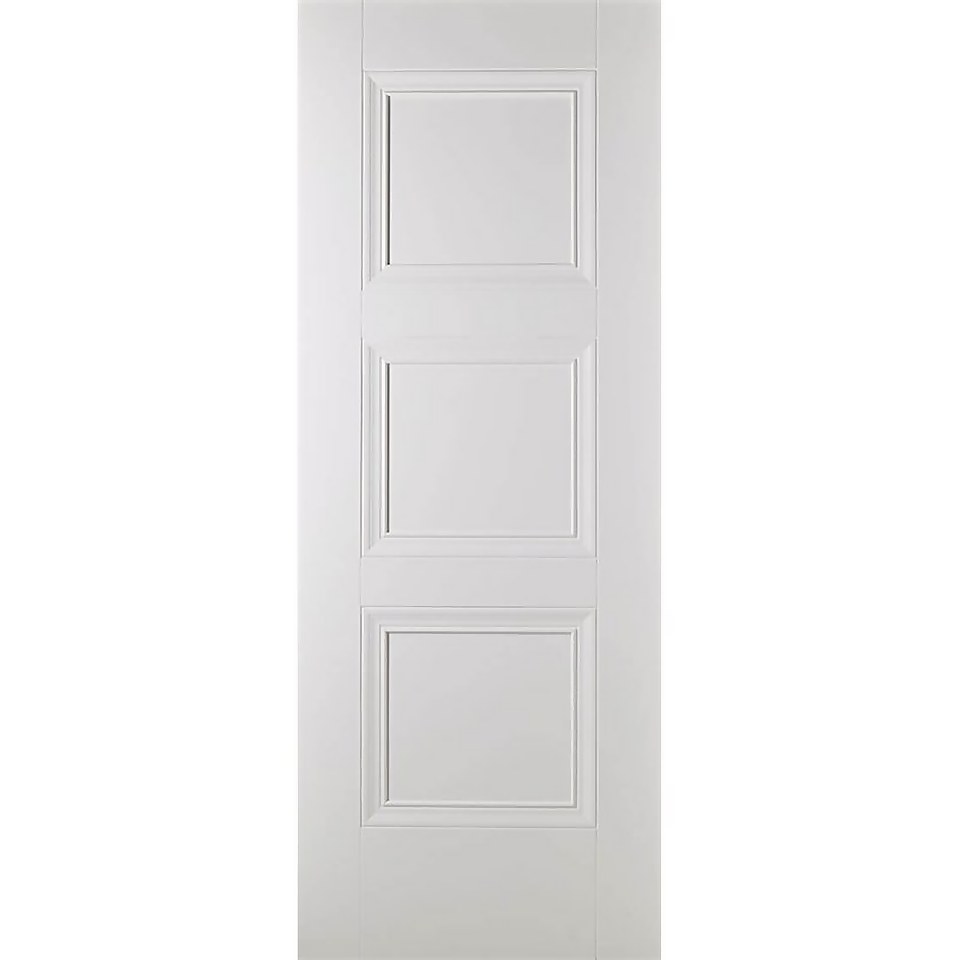Amsterdam Internal Primed White 3 Panel Door - 838 x 1981mm