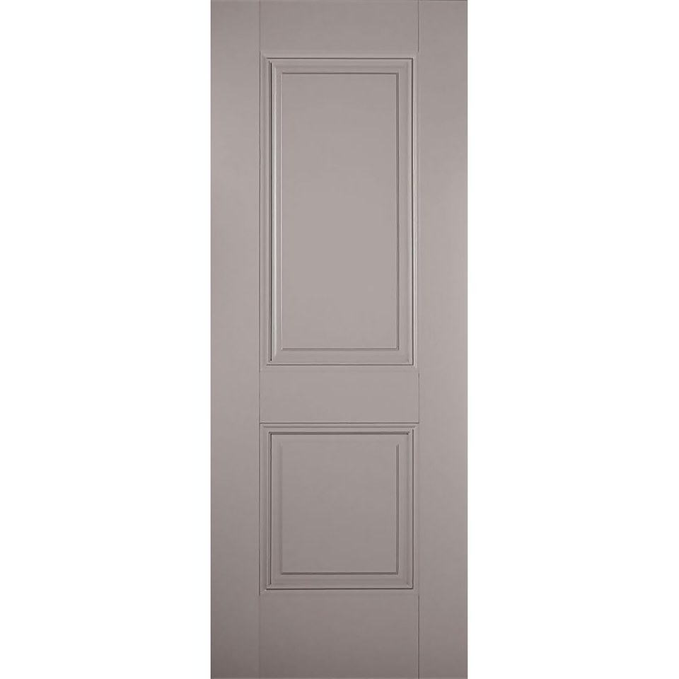 Arnhem Internal Primed Silk Grey 2 Panel Door - 762 x 1981mm