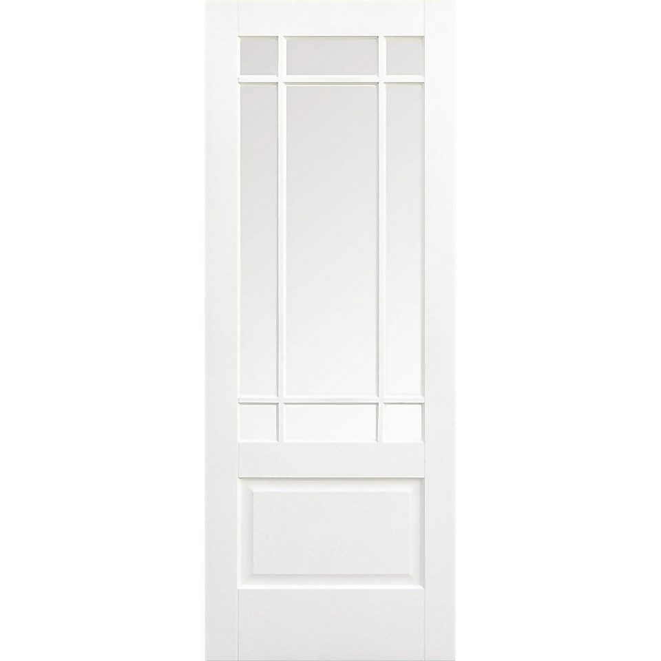 Downham Internal Glazed Primed White 9 Lite Door - 686 x 1981mm