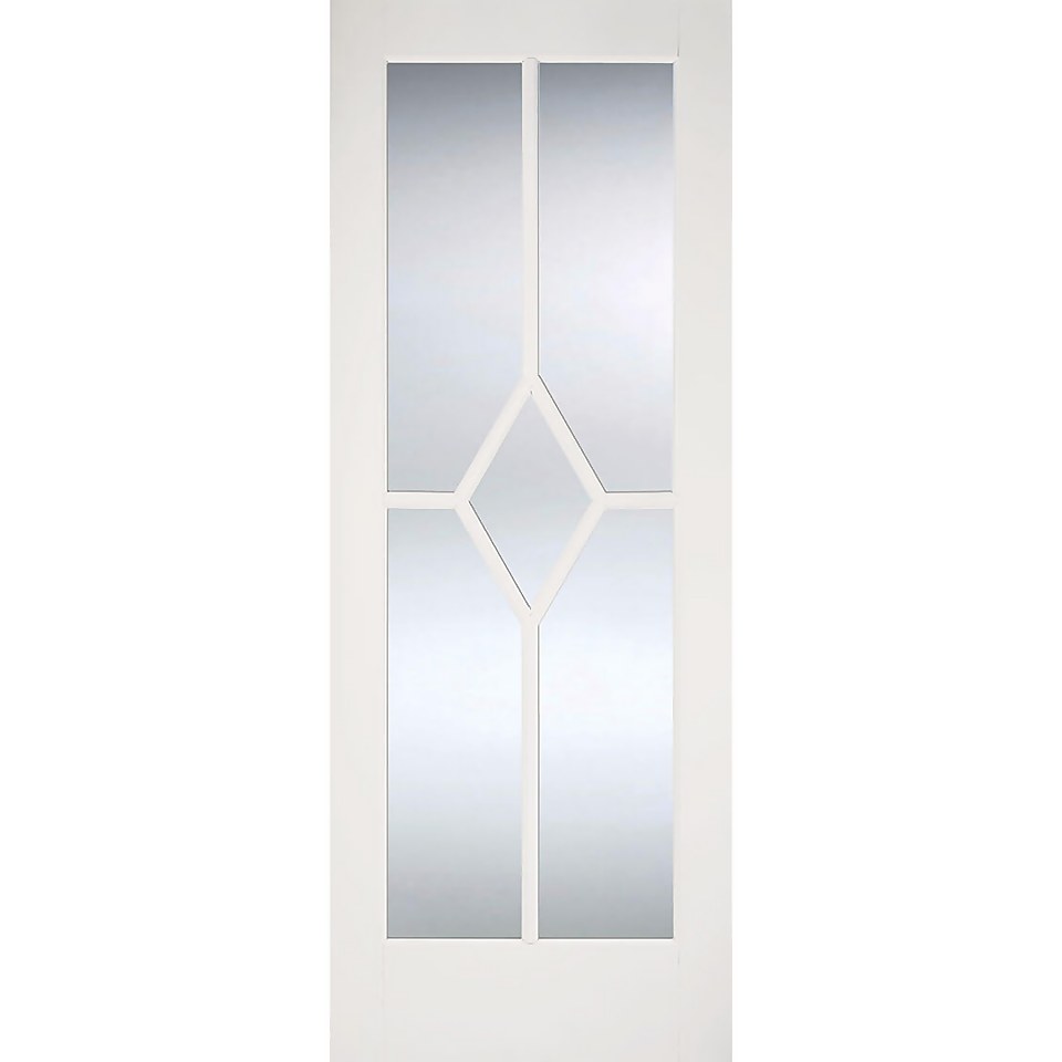Reims Internal Glazed Primed White 5 Lite Door - 762 x 1981mm