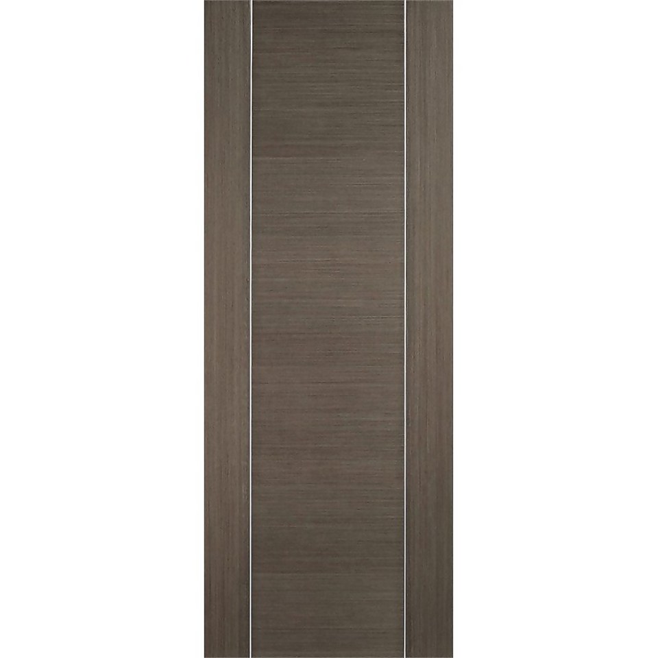 Alcaraz Internal Prefinished Chocolate Grey Door - 838 x 1981mm