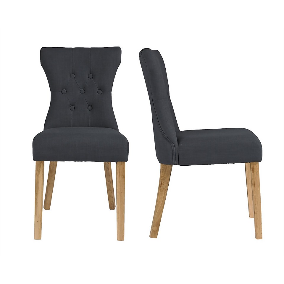 Naples Chair - Set of 2 - Grey