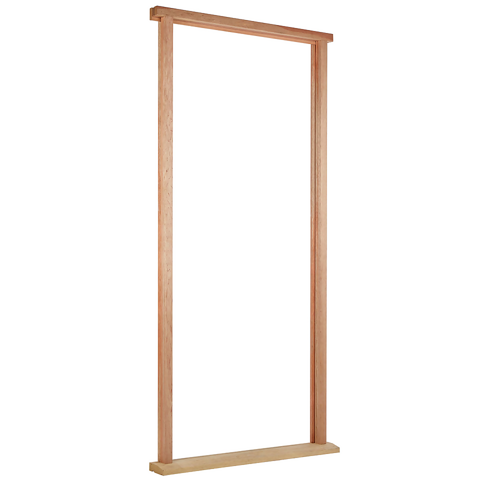 Door Frame and Cill External Unfinished Hardwood With Weather Seal - To Suit Door Size 1067 x 1981mm