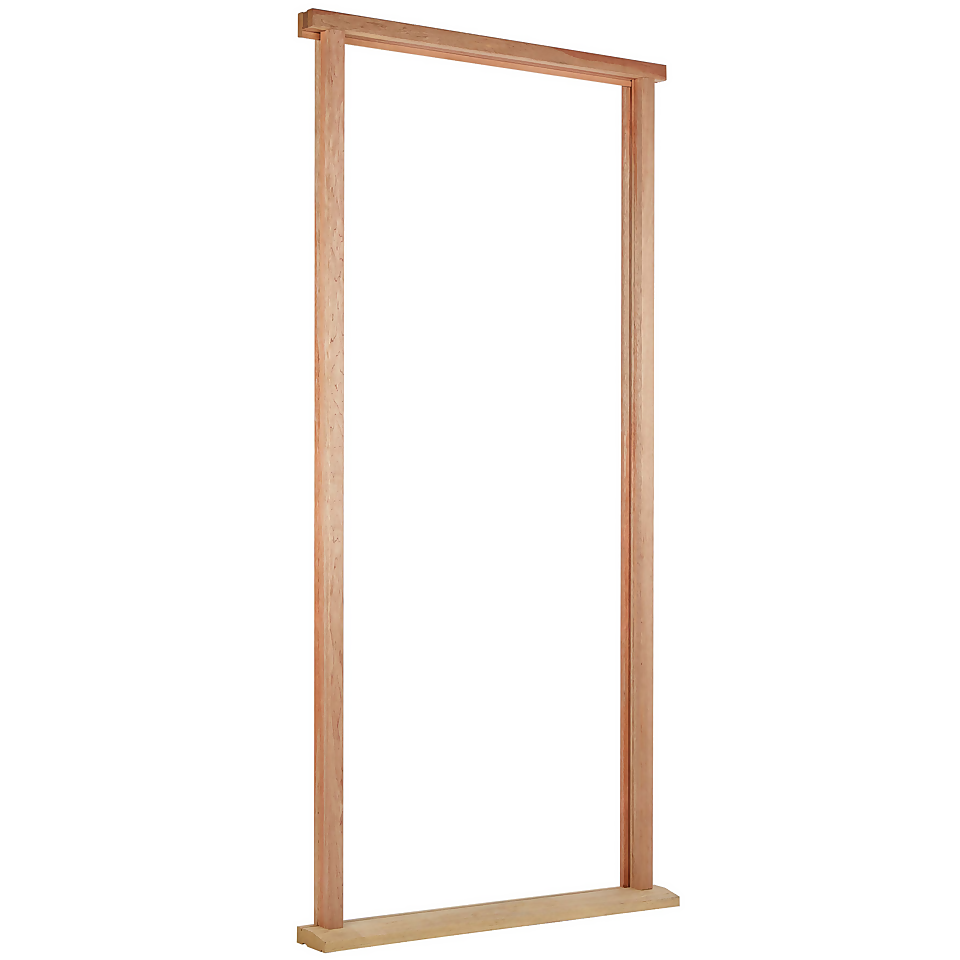 Door Frame and Cill External Unfinished Hardwood With Weather Seal - To Suit Door Size 1219 x 1981mm