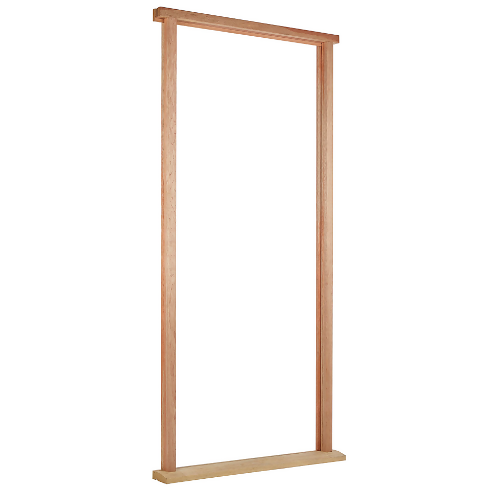 Door Frame and Cill External Unfinished Hardwood With Weather Seal - To Suit Door Size 1372 x 1981mm