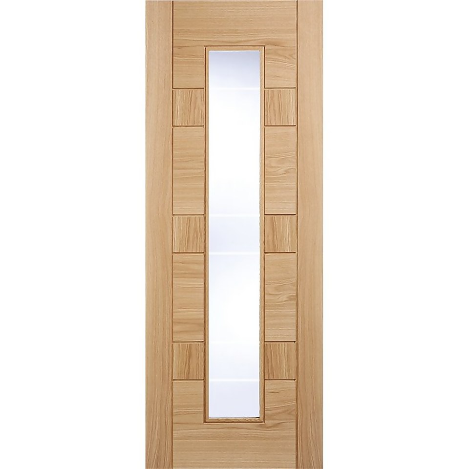 Edmonton Internal Glazed Prefinished Oak 1 Lite Door - 686 x 1981mm