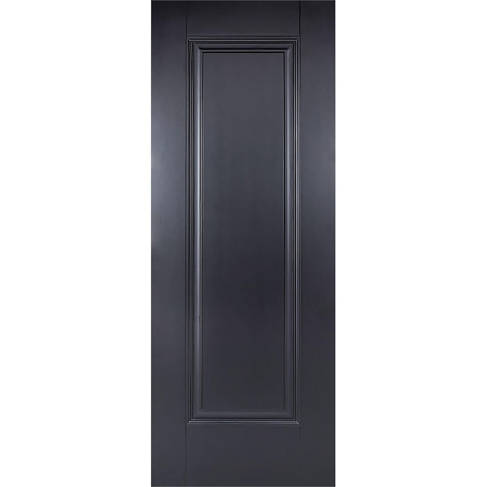 Eindhoven Internal Primed Black 1 Panel Door - 686 x 1981mm