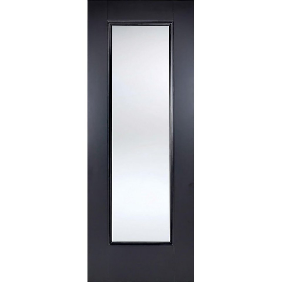 Eindhoven Internal Glazed Primed Black 1 Lite Door - 686 x 1981mm