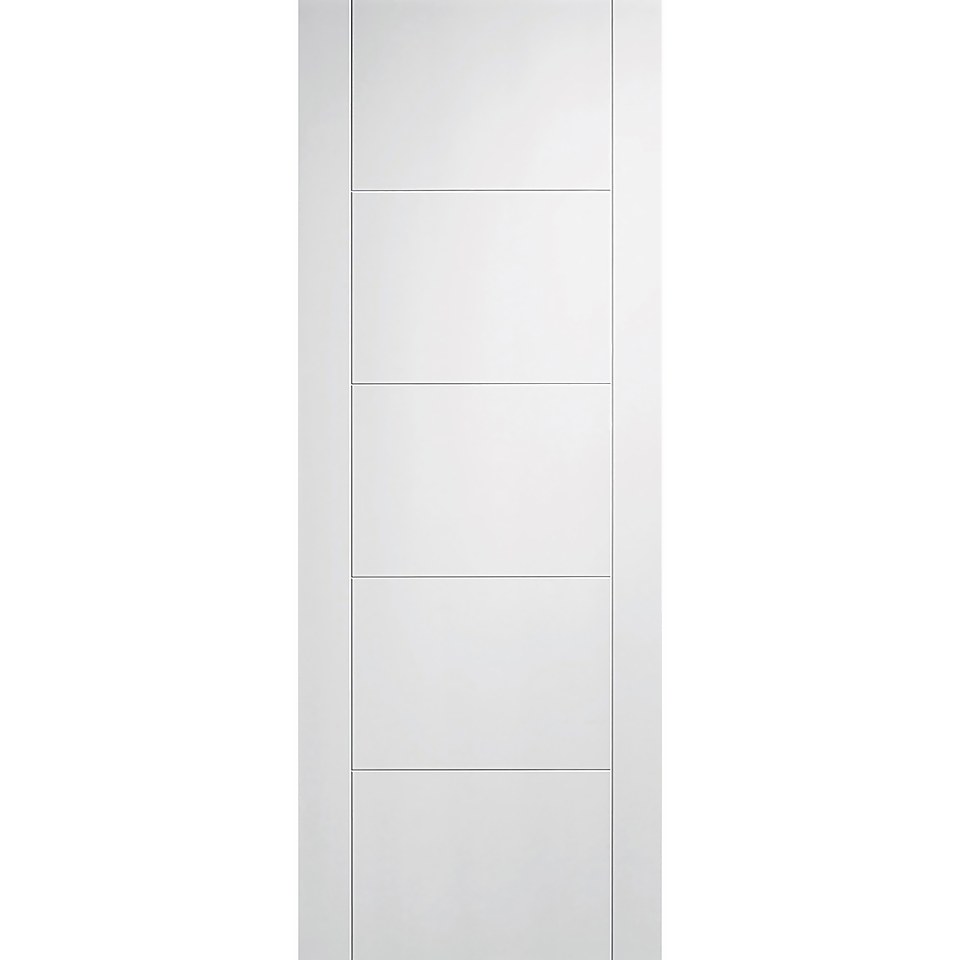 Vancouver Internal Primed White 5 Panel Door - 762 x 1981mm