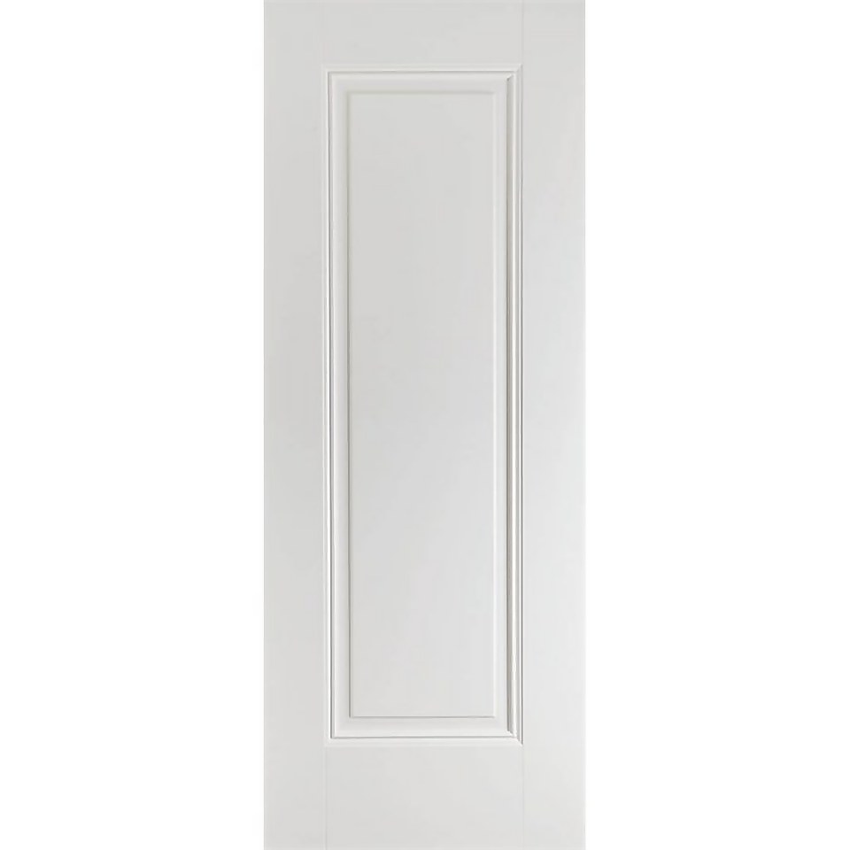Eindhoven Internal Primed White 1 Panel Door - 762 x 1981mm
