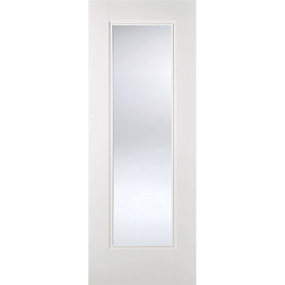 Eindhoven Internal Glazed Primed White 1 Lite Door - 762 x 1981mm