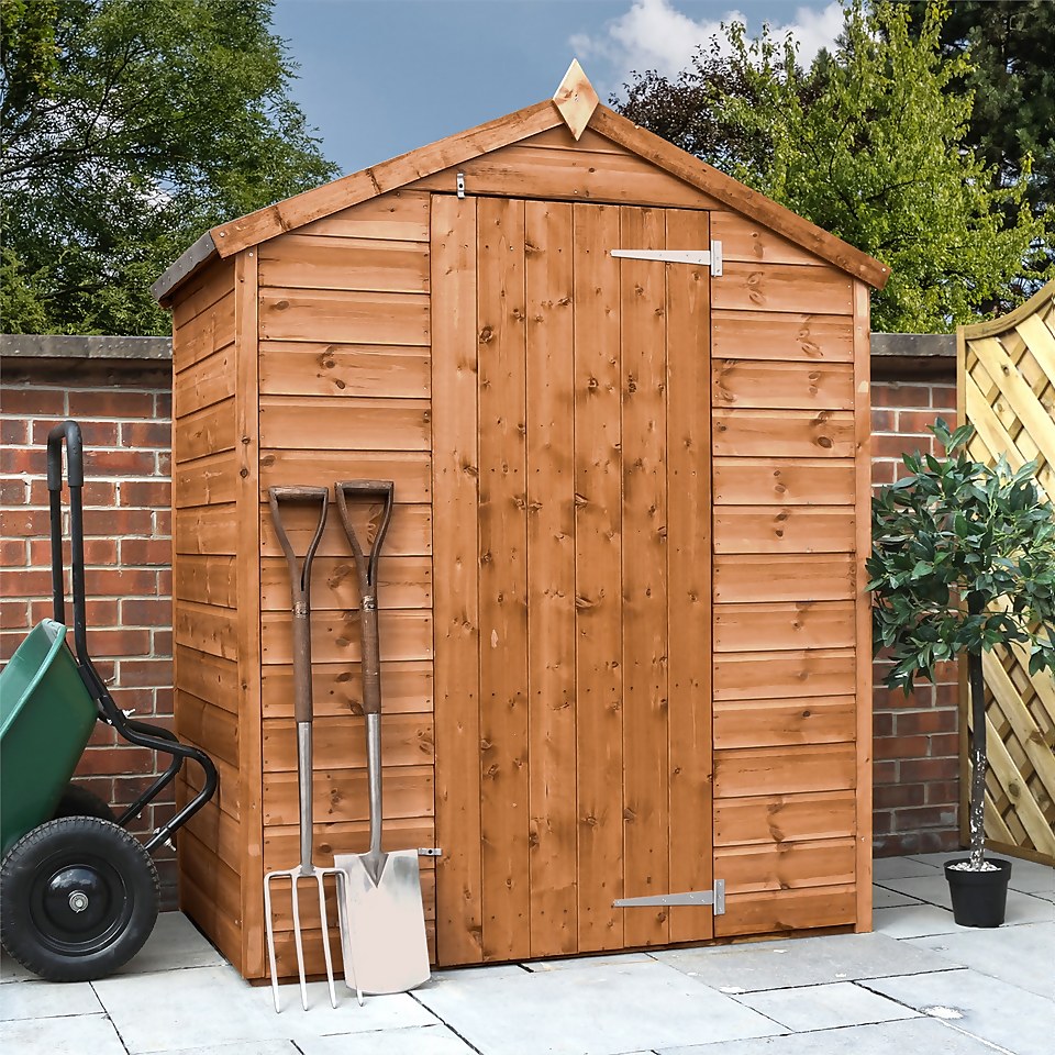 Mercia (Installation Included) 5x3ft Shiplap Apex Windowless Shed