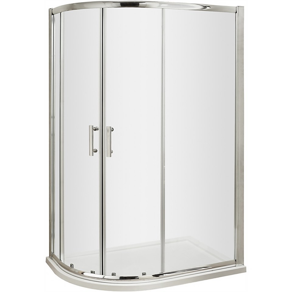 Balterley Offset Quadrant Shower Enclosure - 1000 x 800mm (6mm Glass)