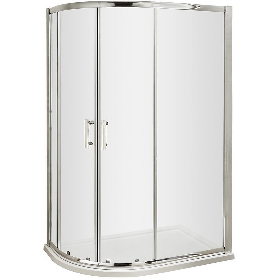 Balterley Offset Quadrant Shower Enclosure - 900 x 760mm (6mm Glass)