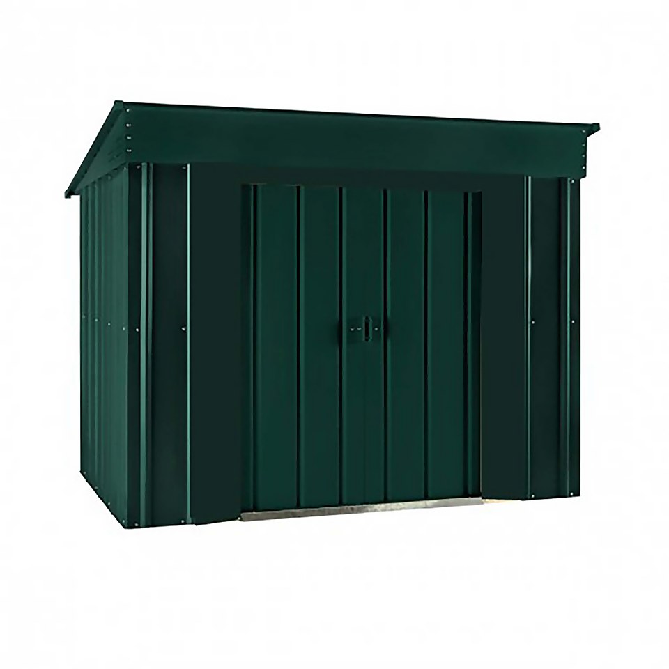 Lotus 6x4ft Low Pent Shed  - Heritage Green