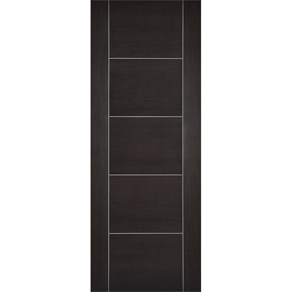Vancouver Internal Dark Grey Laminate 5 Panel Door - 686 x 1981mm