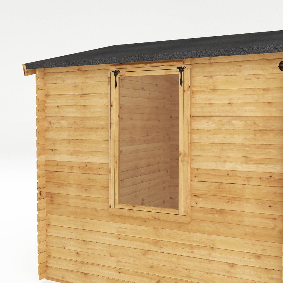 Mercia (Installation Included) 2.6x3.3m Sherwood 19mm Log Cabin