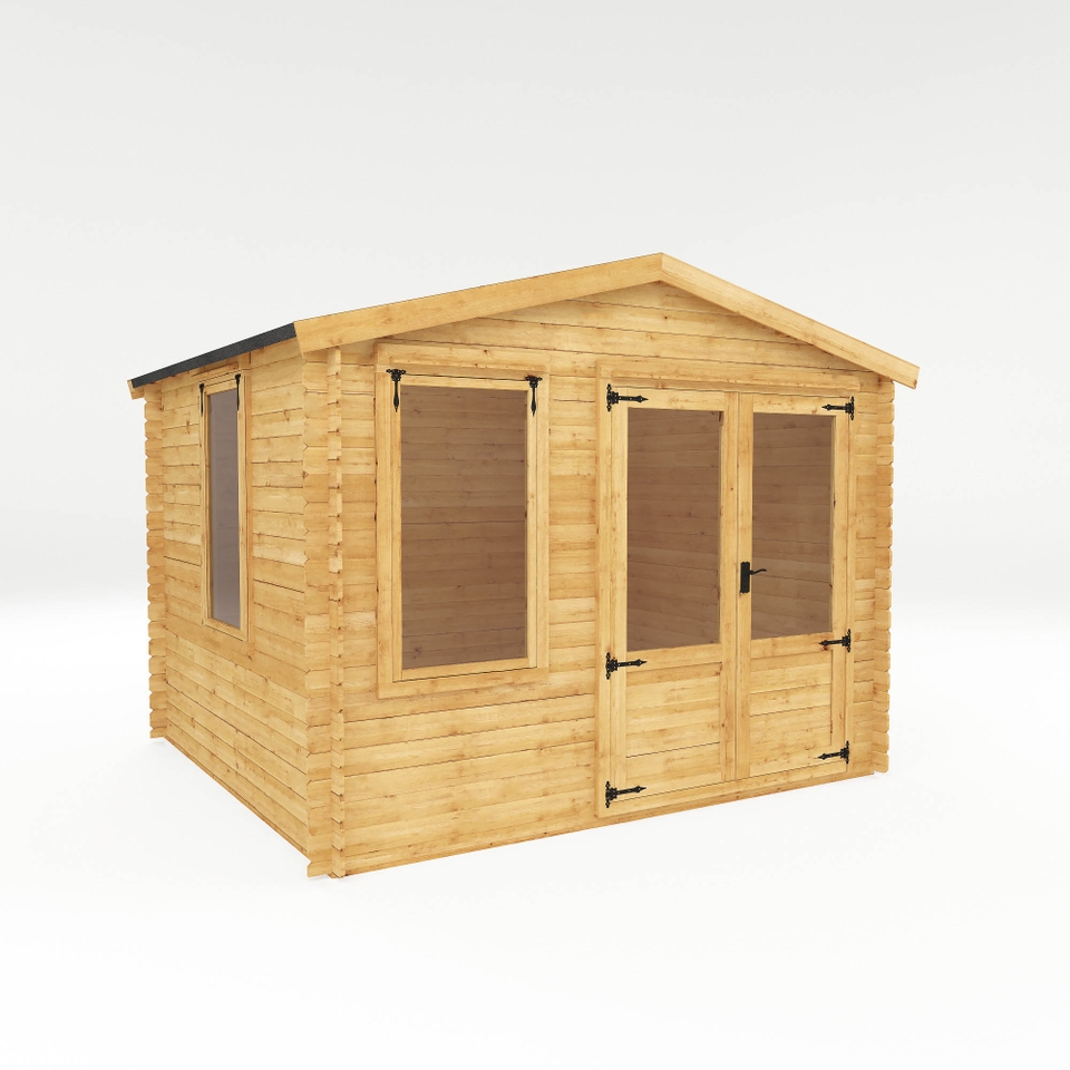 Mercia (Installation Included) 3x3.3m Sherwood 19mm Log Cabin