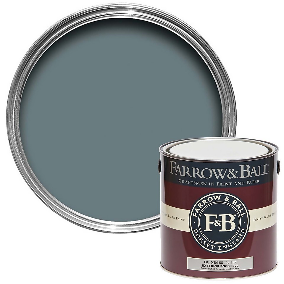 Farrow & Ball Exterior Eggshell Paint De Nimes No.299 - 2.5L