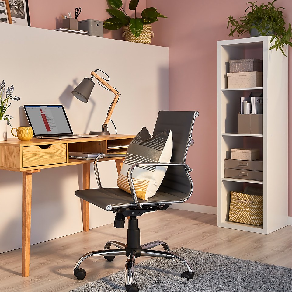 Geometric Cardboard Storage Boxes Set of 3 Homebase