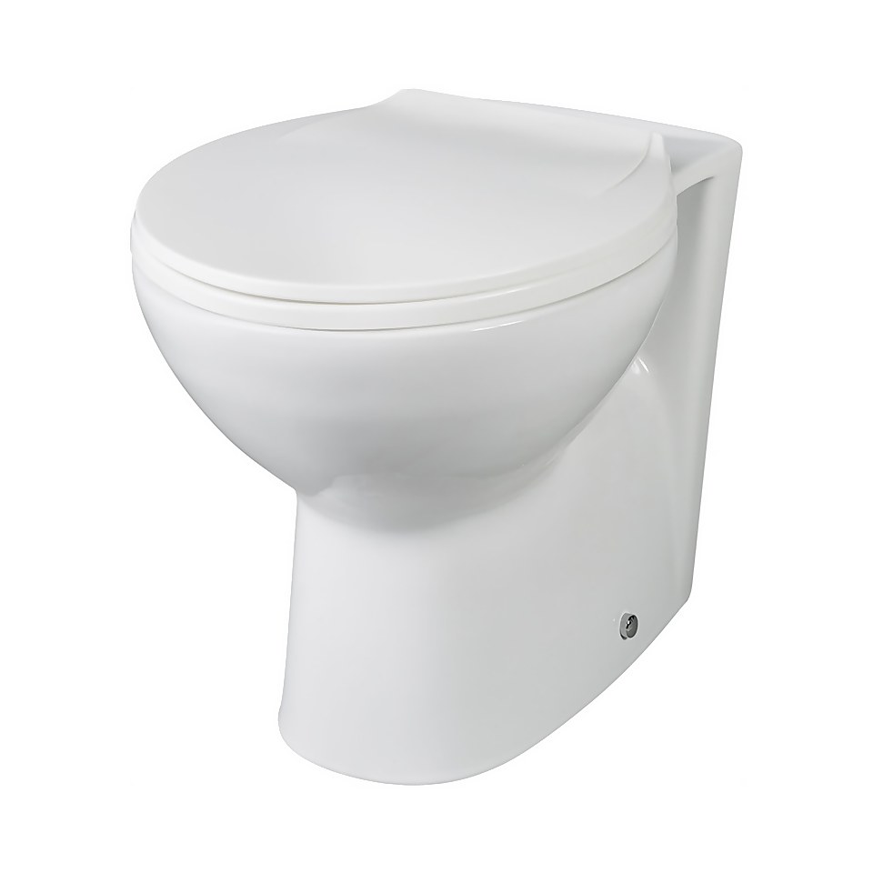Balterley Adley Back To Wall Pan & Soft Close Toilet Seat