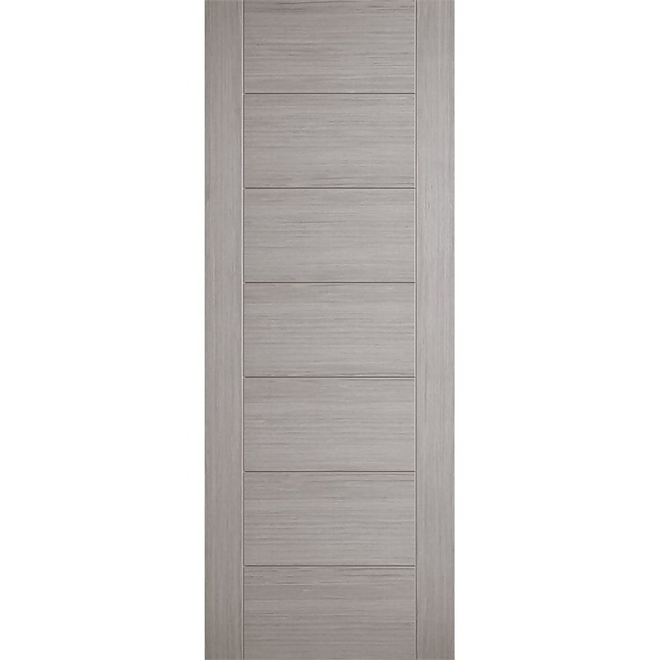 Hampshire Internal Prefinished Light Grey 7 Panel Door - 762 x 1981mm