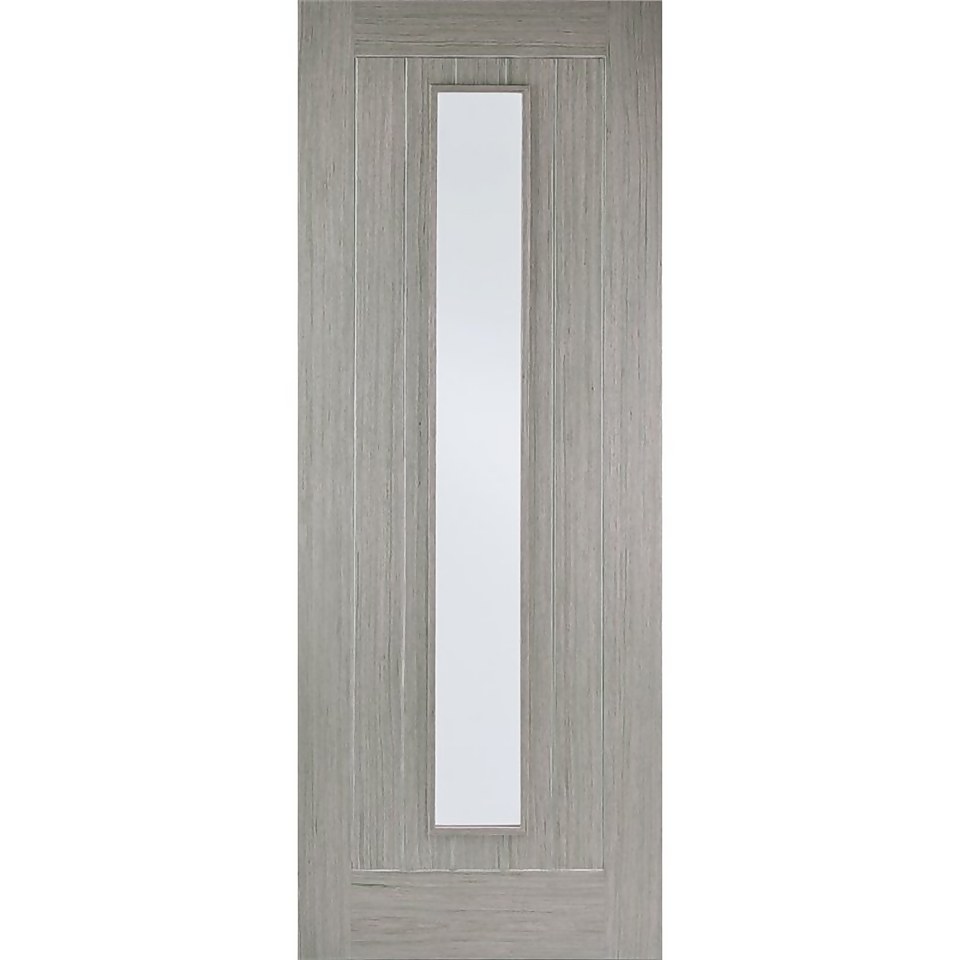 Somerset Internal Glazed Prefinished Light Grey 1 Lite Door - 686 x 1981mm