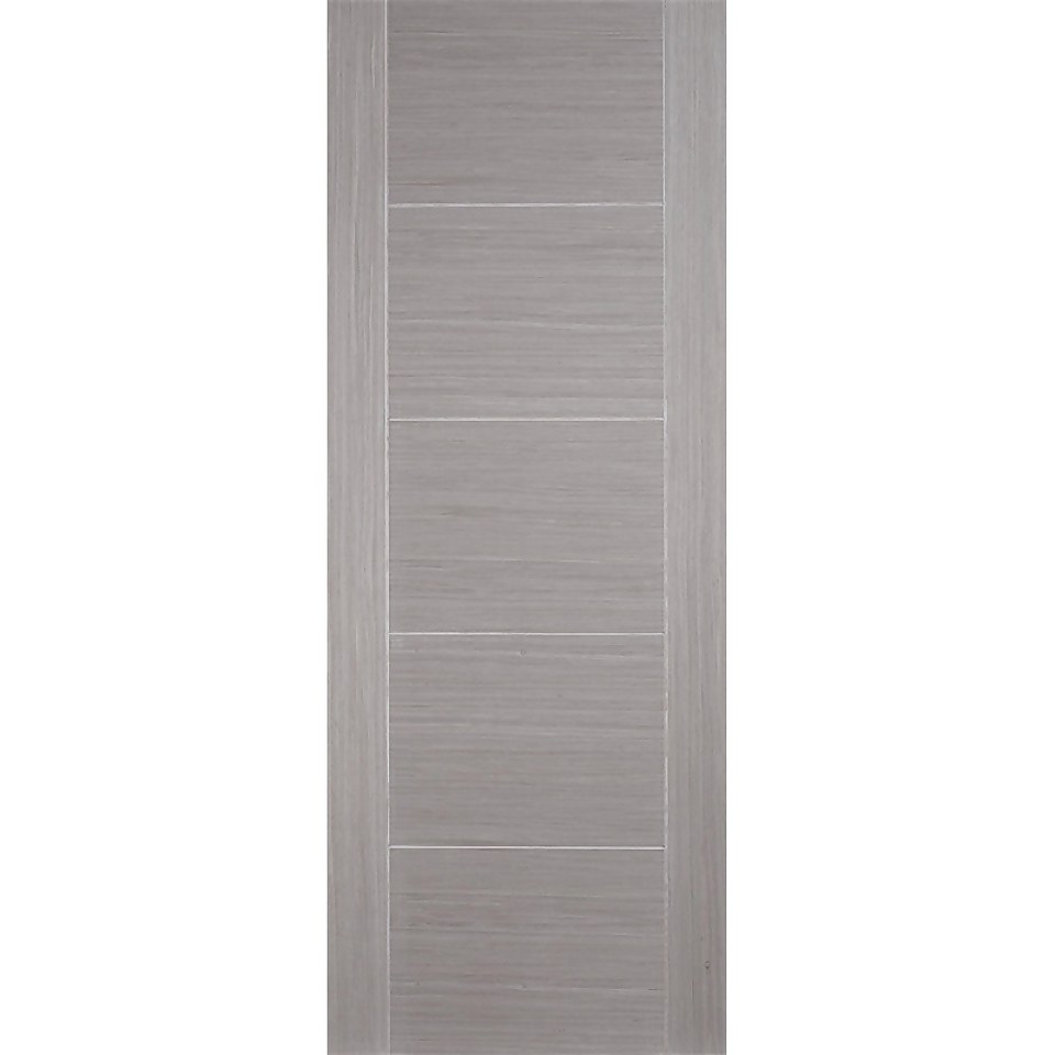 Vancouver Internal Prefinished Light Grey 5 Panel Door - 838 x 1981mm