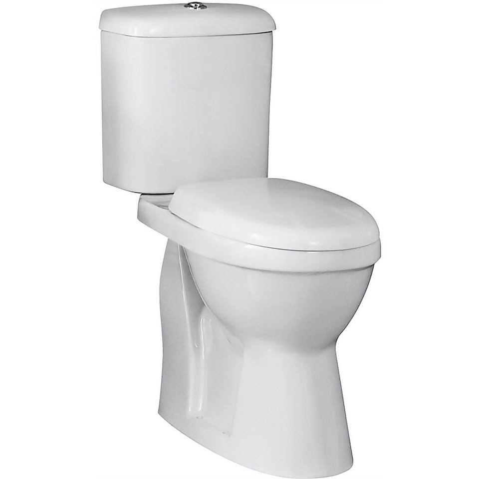 Balterley Comfort Height Pan, Cistern and Soft Close Toilet Seat
