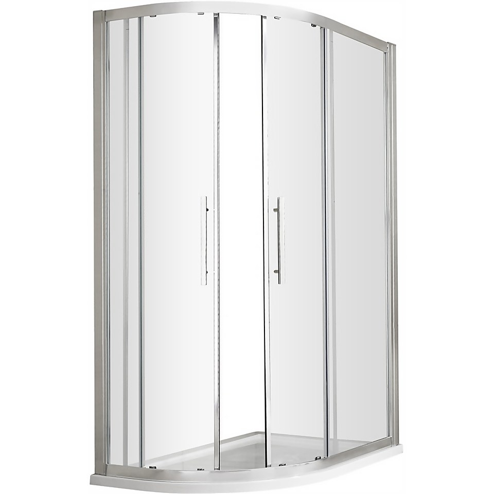 Balterley Sonic Offset Quadrant Shower Enclosure - 900 x 800mm (8mm Glass)