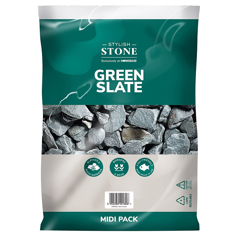 Stylish Stone Green Slate 20mm - Midi Pack - 9kg