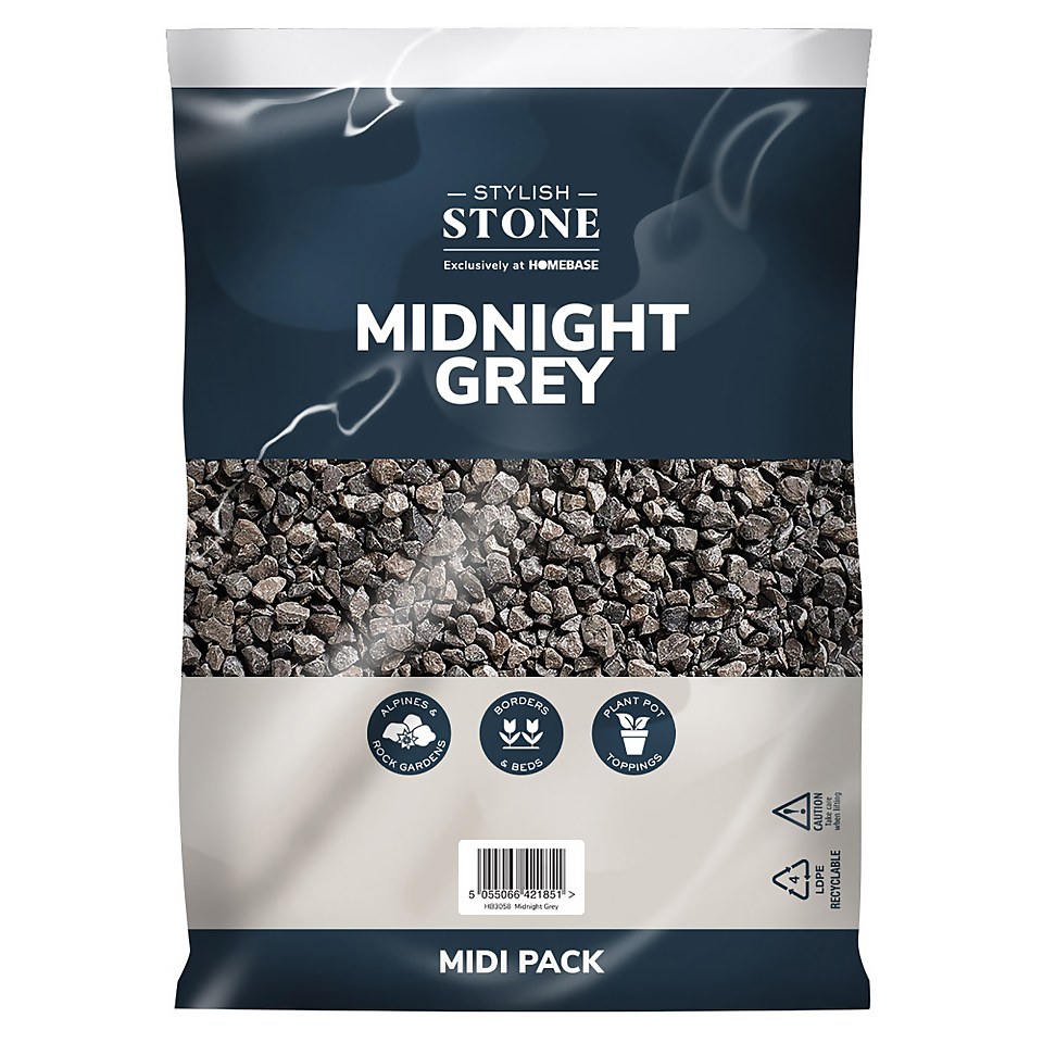 Stylish Stone Midnight Grey - Midi Pack - 9kg