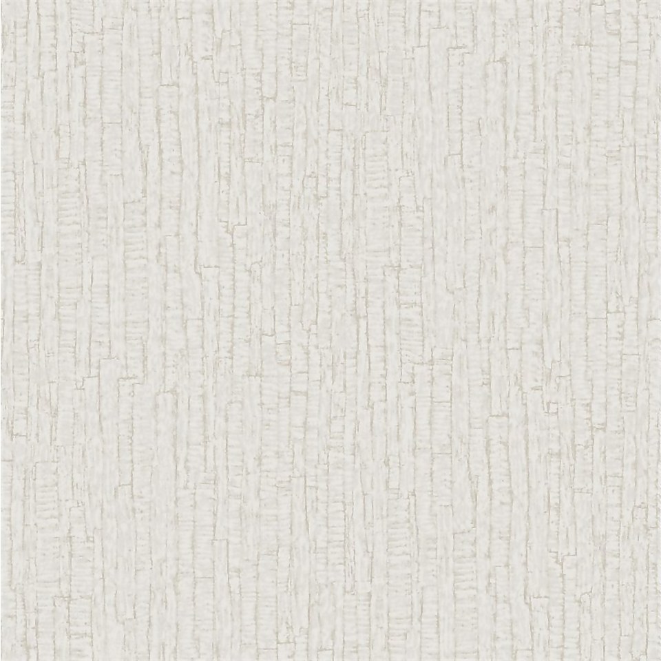 Holden Decor Ornella Bark Plain Embossed Metallic Glitter Grey Wallpaper