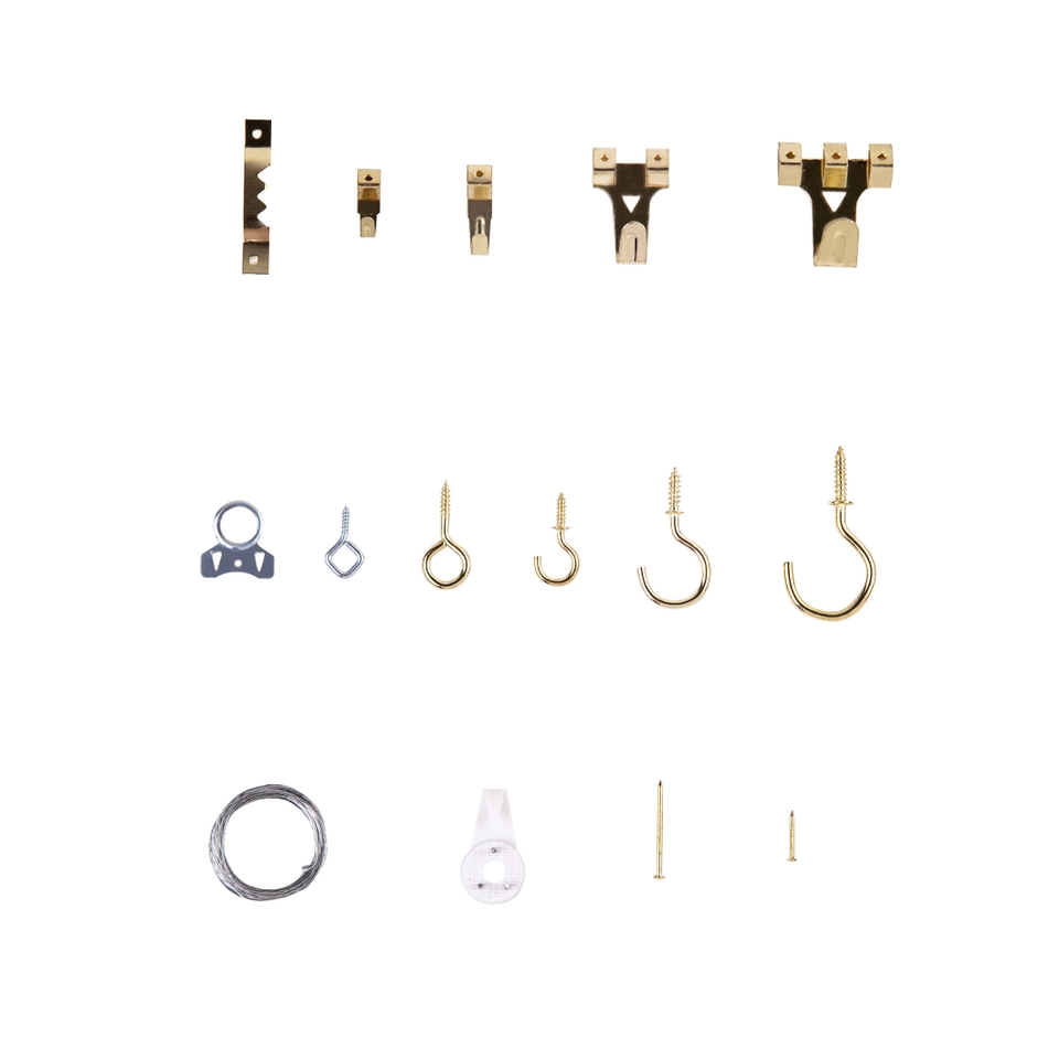 Homebase Hook Picture Hanging Kit 210 Piece Pack Homebase