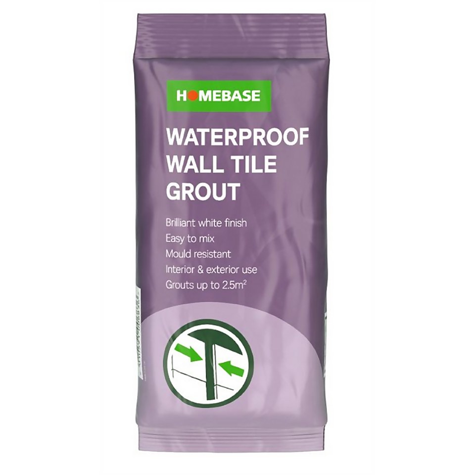 Homebase Powder Wall Grout - 500g