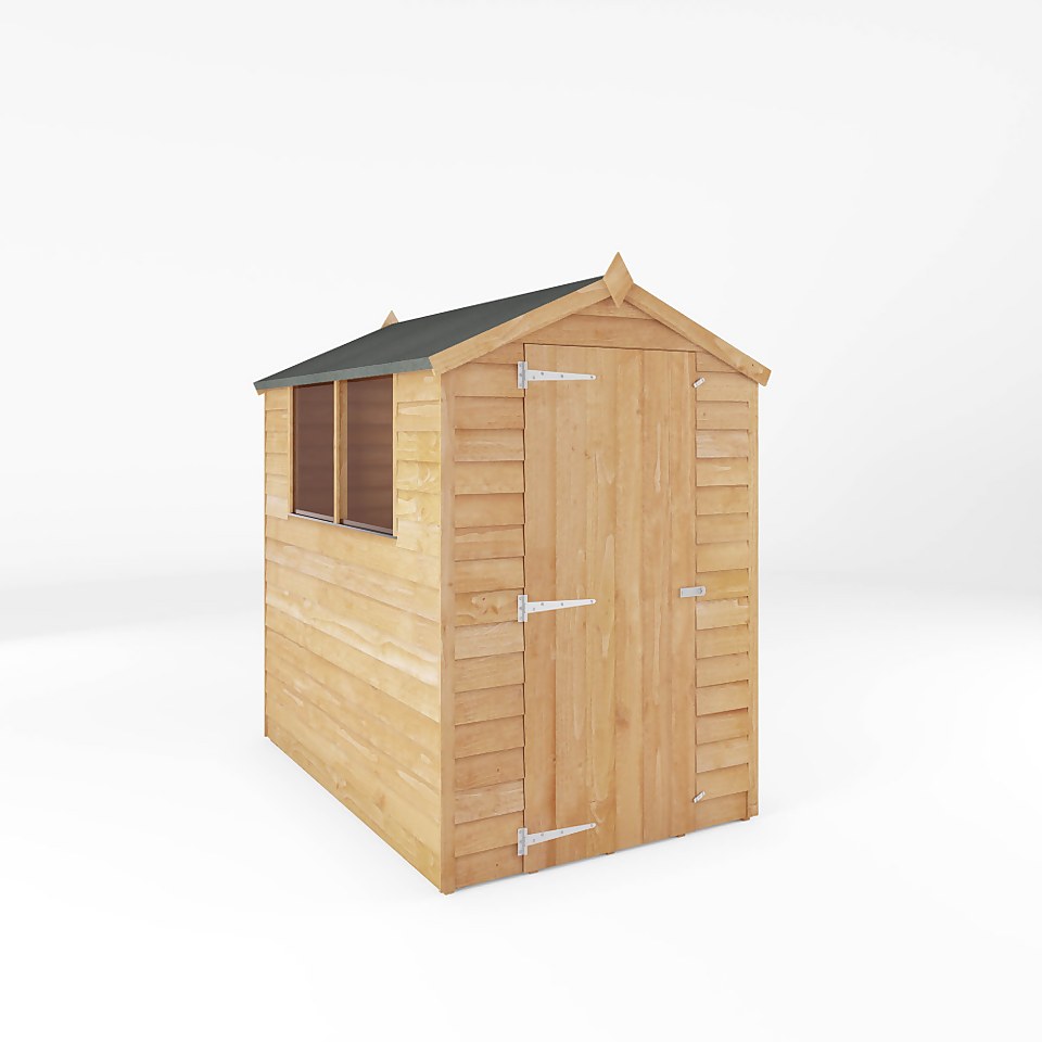 Mercia 6 x 4ft Overlap Apex Shed - incl. Installation