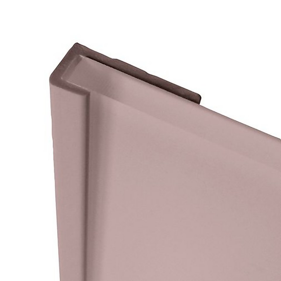 Wetwall Acrylic End Cap - Pale Pink