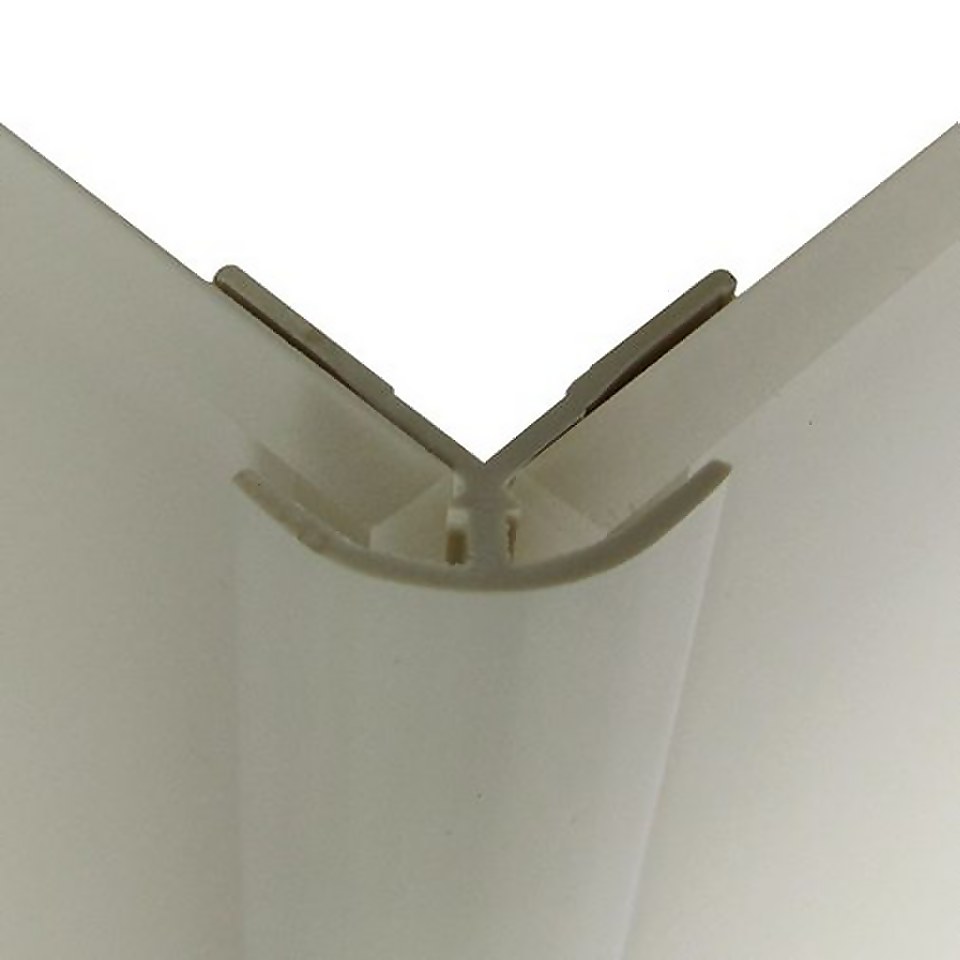 Wetwall Acrylic External Corner - Magnolia