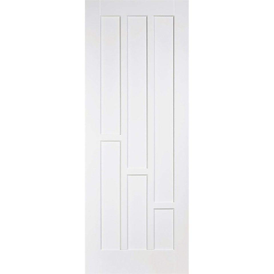 Coventry - 6 Panel White Primed Internal Door - 1981 x 686 x 35mm