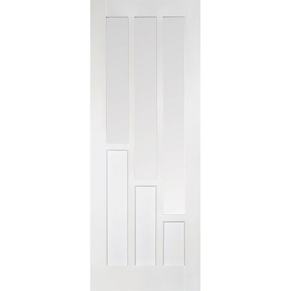 Coventry - Glazed White Primed Internal Door - 1981 x 838 x 35mm