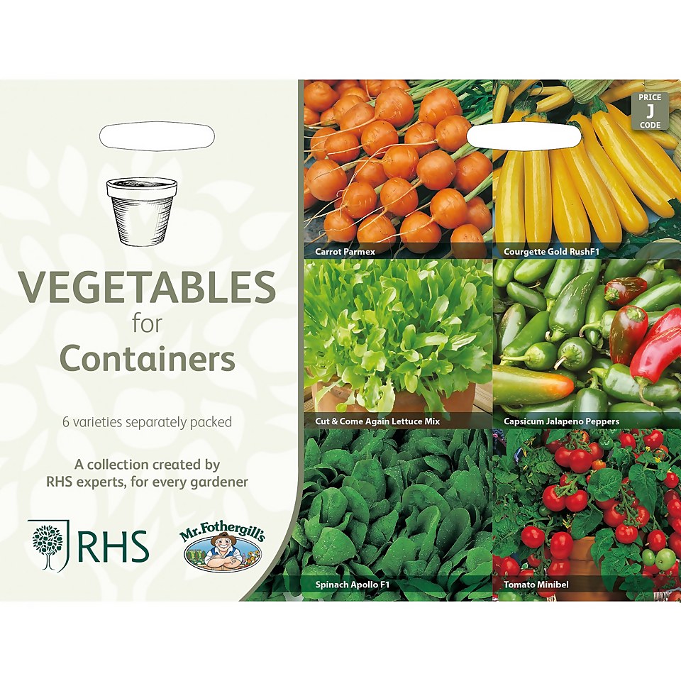 RHS Vegetables for Containters Collection